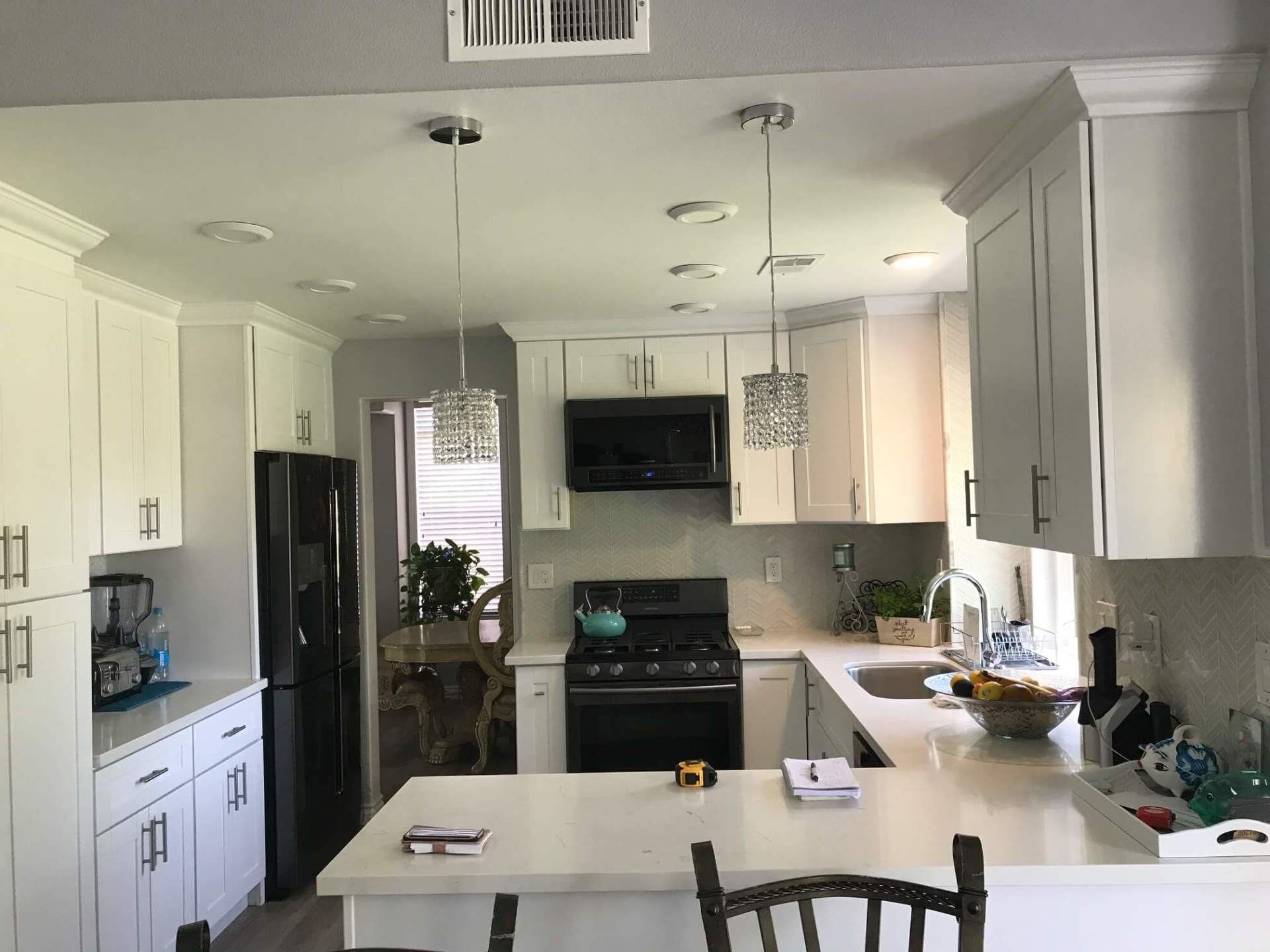 Newly Repaired Kitchen — Riverside, CA — Vallin Bros Contractors