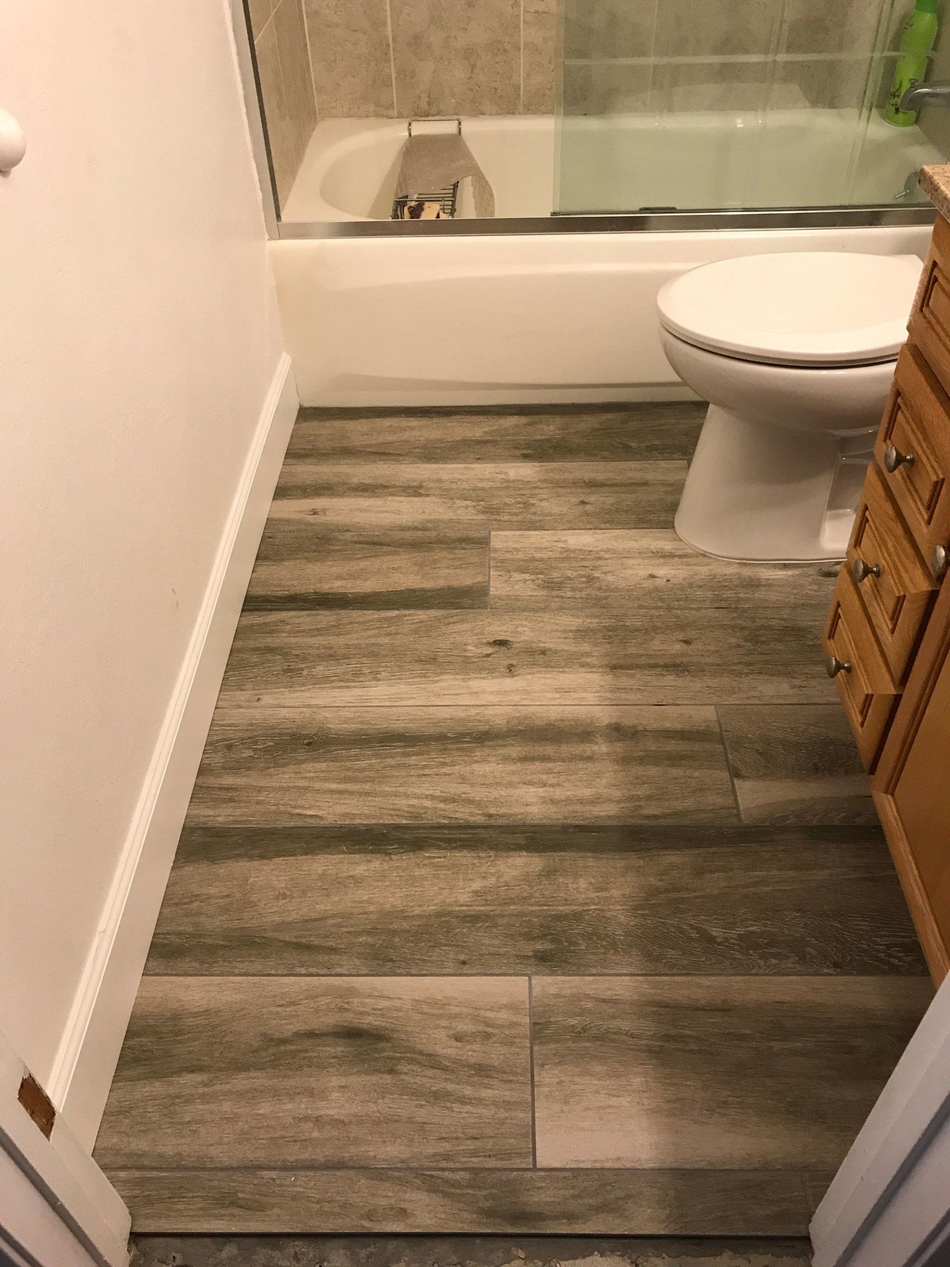 Bathroom Floor Design — Riverside, CA — Vallin Bros Contractors
