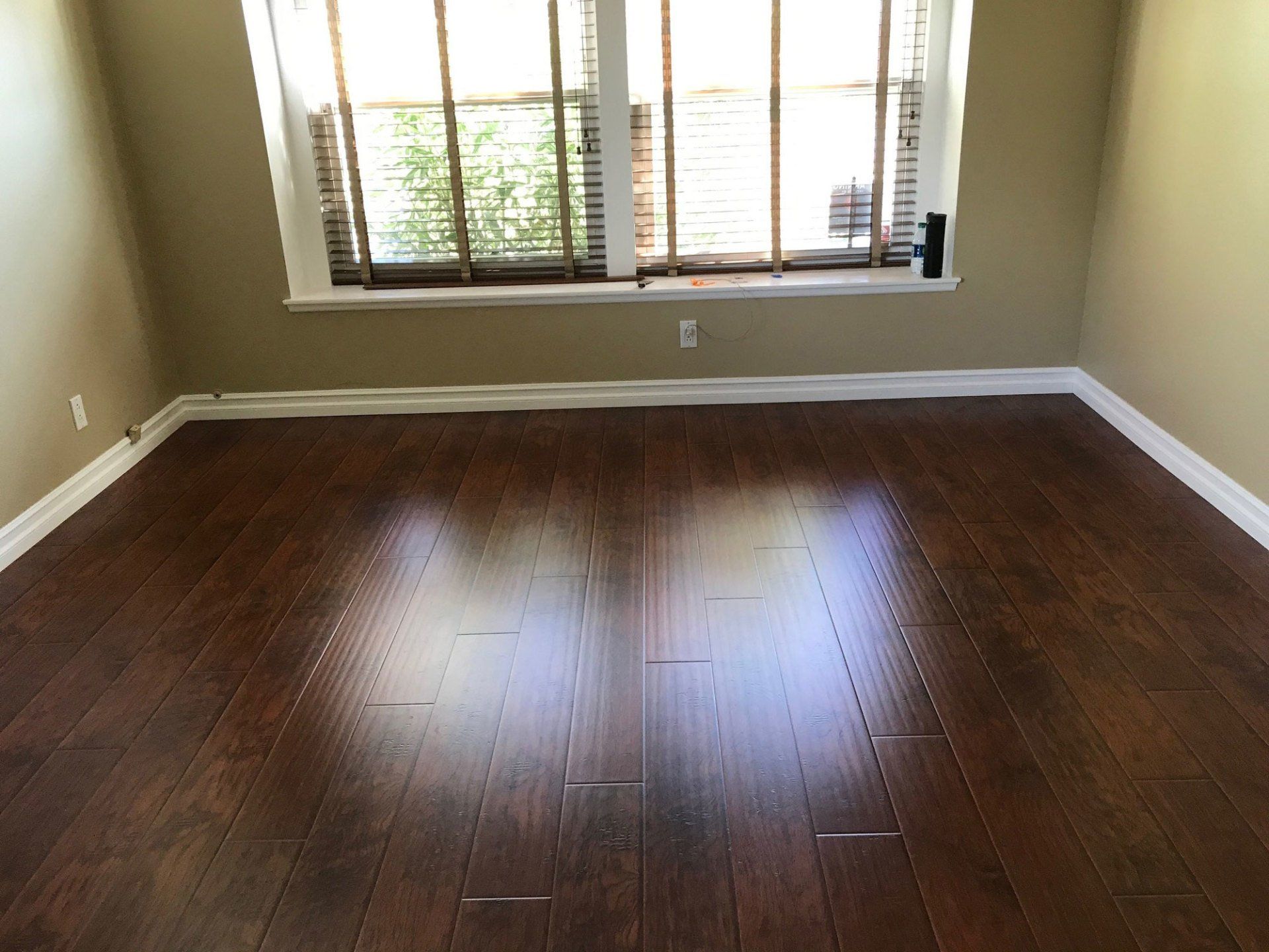 Dark Brown Color Floor Design — Riverside, CA — Vallin Bros Contractors
