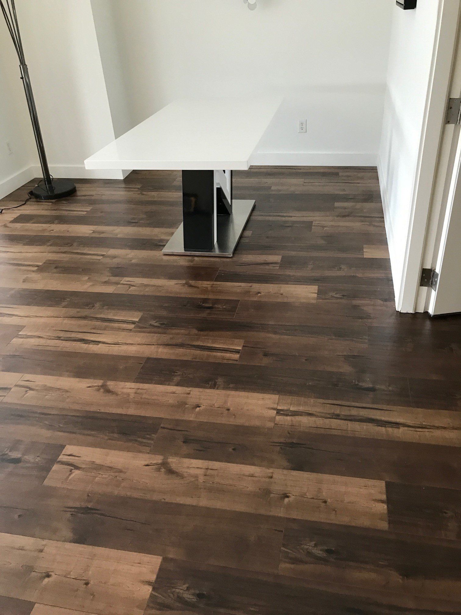 Floor Area Design with White Table — Riverside, CA — Vallin Bros Contractors
