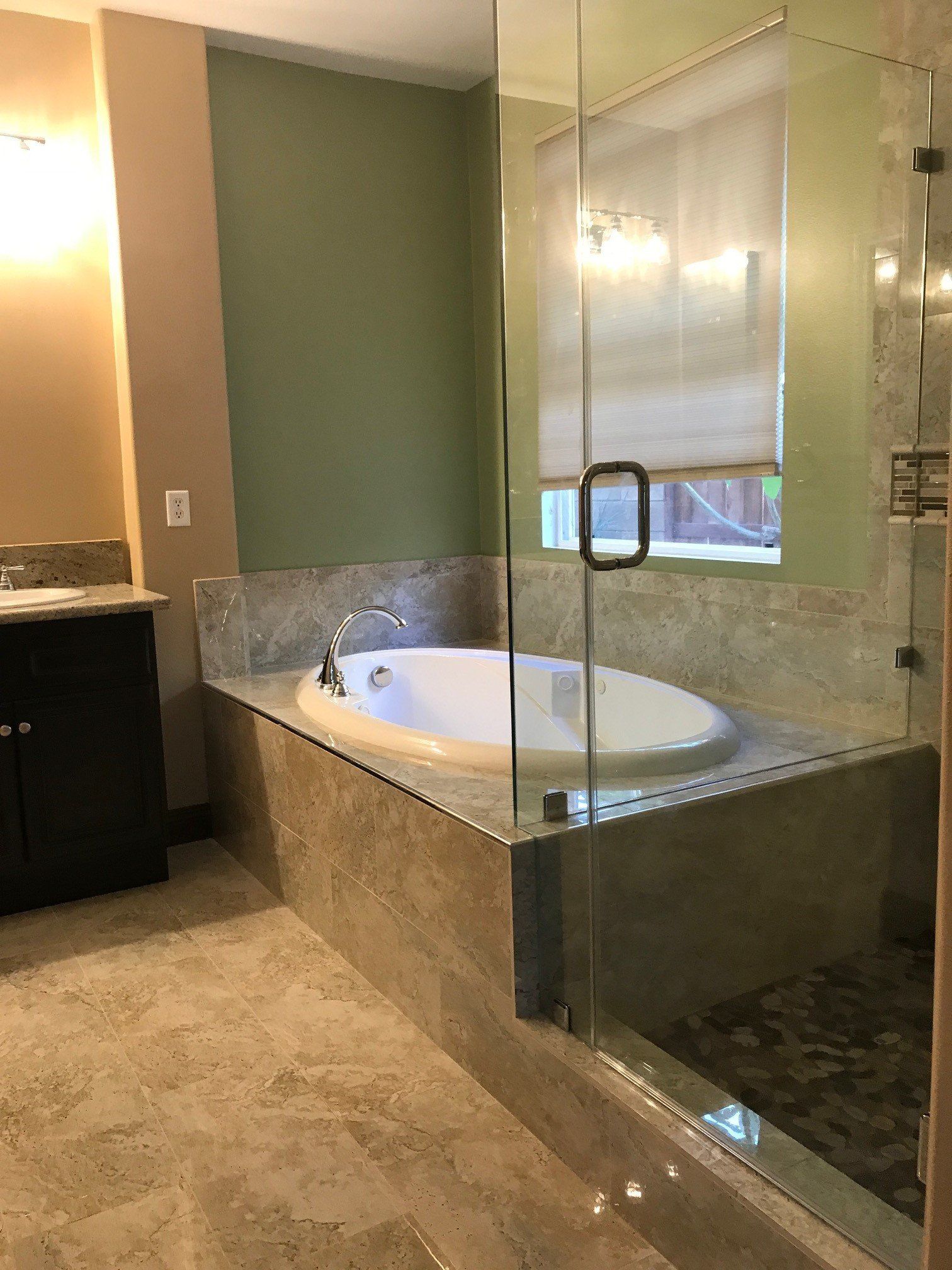 Bath Tub and Shower Area — Riverside, CA — Vallin Bros Contractor