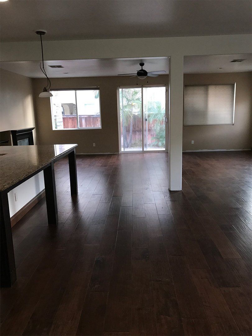 New Installed Hardwood Flooring — Riverside, CA — Vallin Bros Contractors