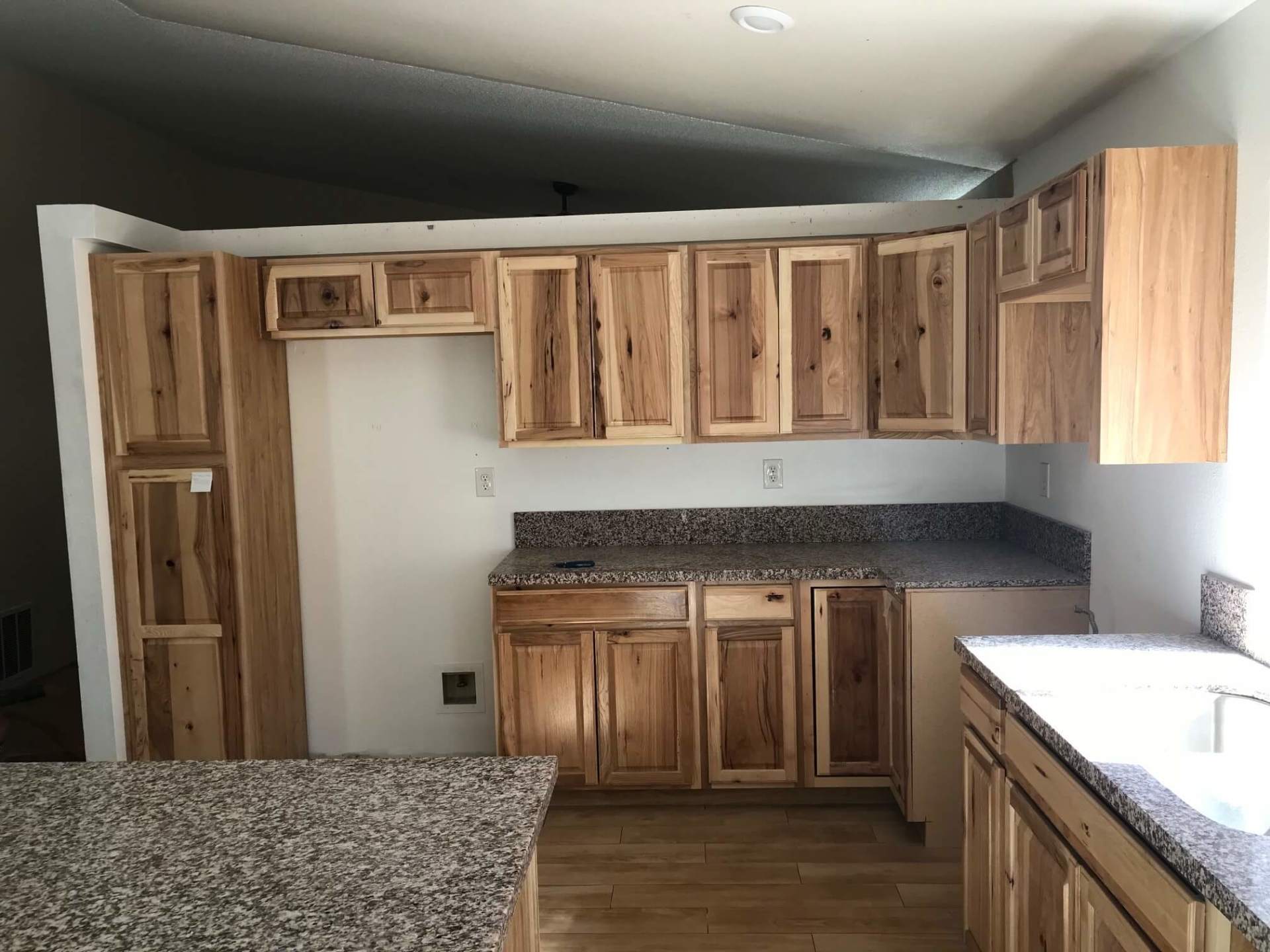 Wooden Cabinet of Kitchen Room — Riverside, CA — Vallin Bros Contractors