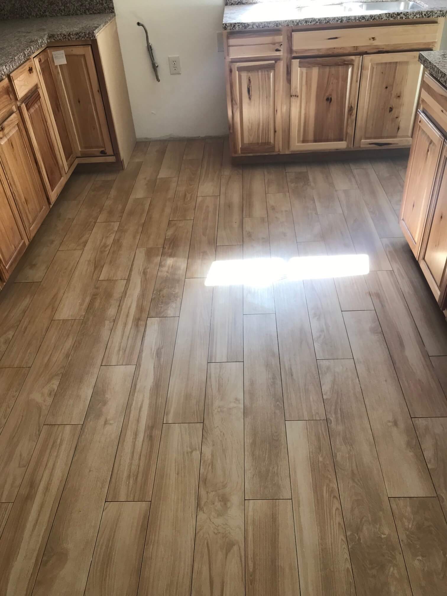 Wooden Kitchen Floor — Riverside, CA — Vallin Bros Contractors