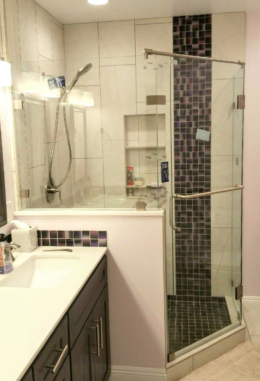 Bathroom Area Tile Design — Riverside, CA — Vallin Bros Contractor