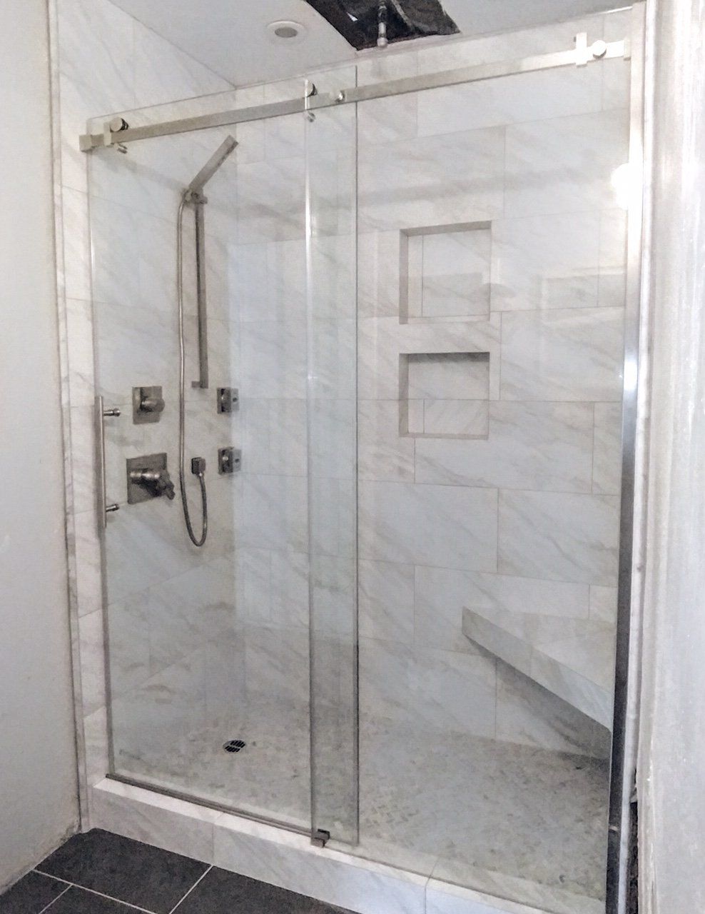 Newly Installed Glass — Riverside, CA — Vallin Bros Contractor