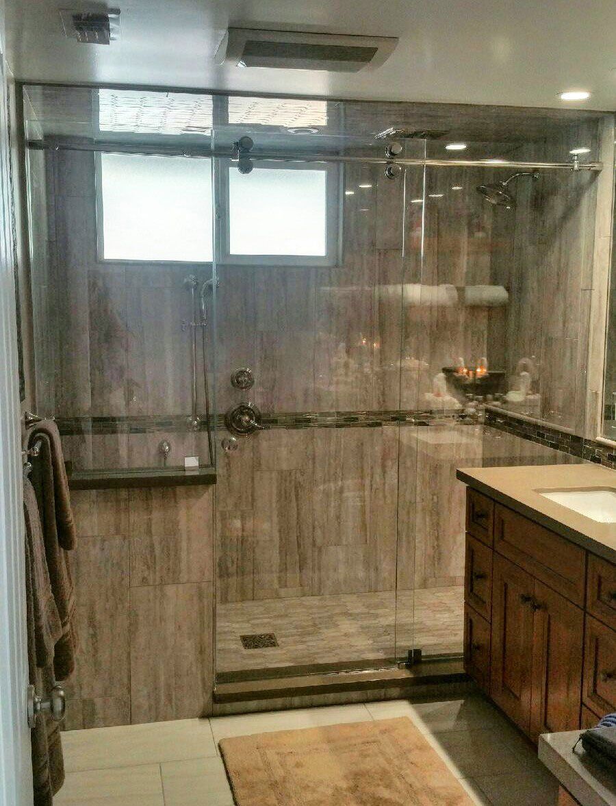 Elegant Shower Design — Riverside, CA — Vallin Bros Contractors