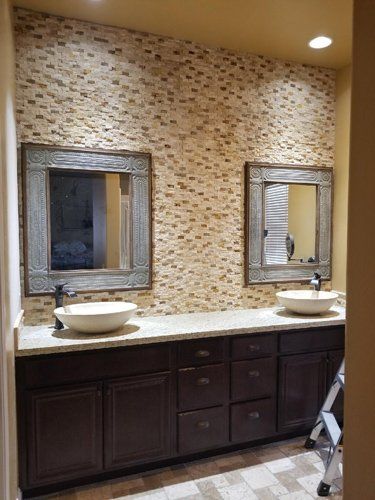 Two Mirror and Two Basin in Bathroom — Riverside, CA — Vallin Bros Contractor
