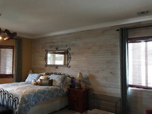 Bedroom Design with Lamp on the Side — Riverside, CA — Vallin Bros Contractor