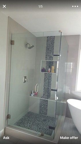Modern Interior of Shower Room — Riverside, CA — Vallin Bros Contractor
