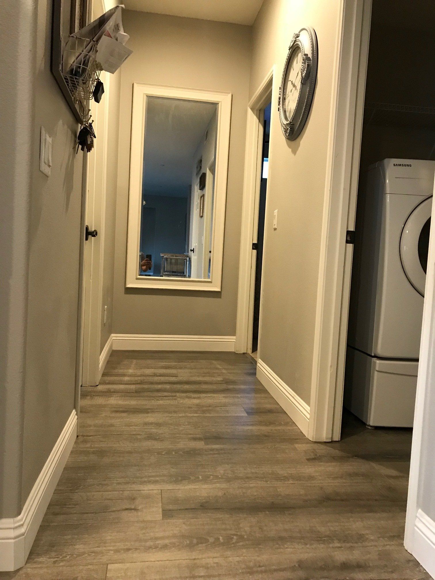 Hallway With Wooden Floor — Riverside, CA — Vallin Bros Contractors