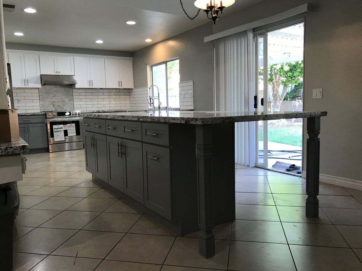 Wide Kitchen Area — Riverside, CA — Vallin Bros Contractors