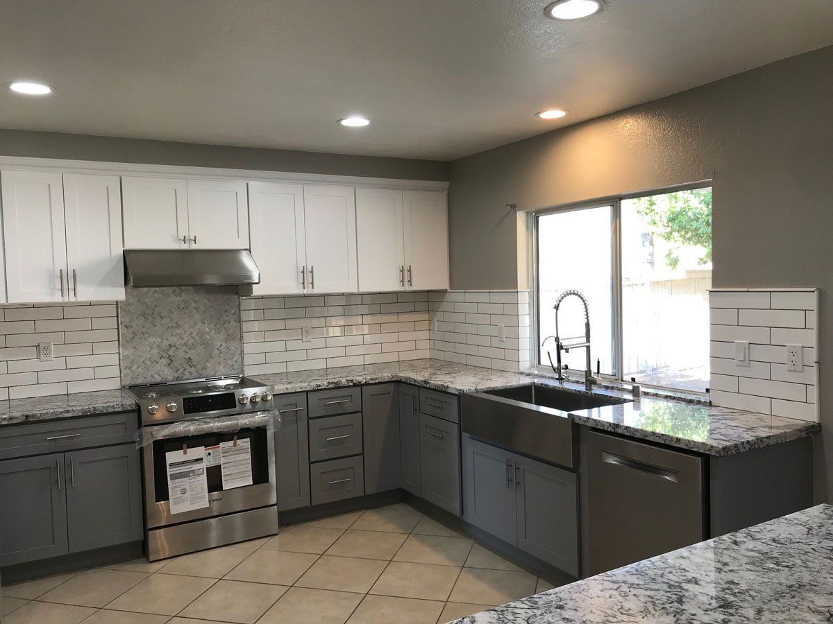 Side View of the New Kitchen — Riverside, CA — Vallin Bros Contractors