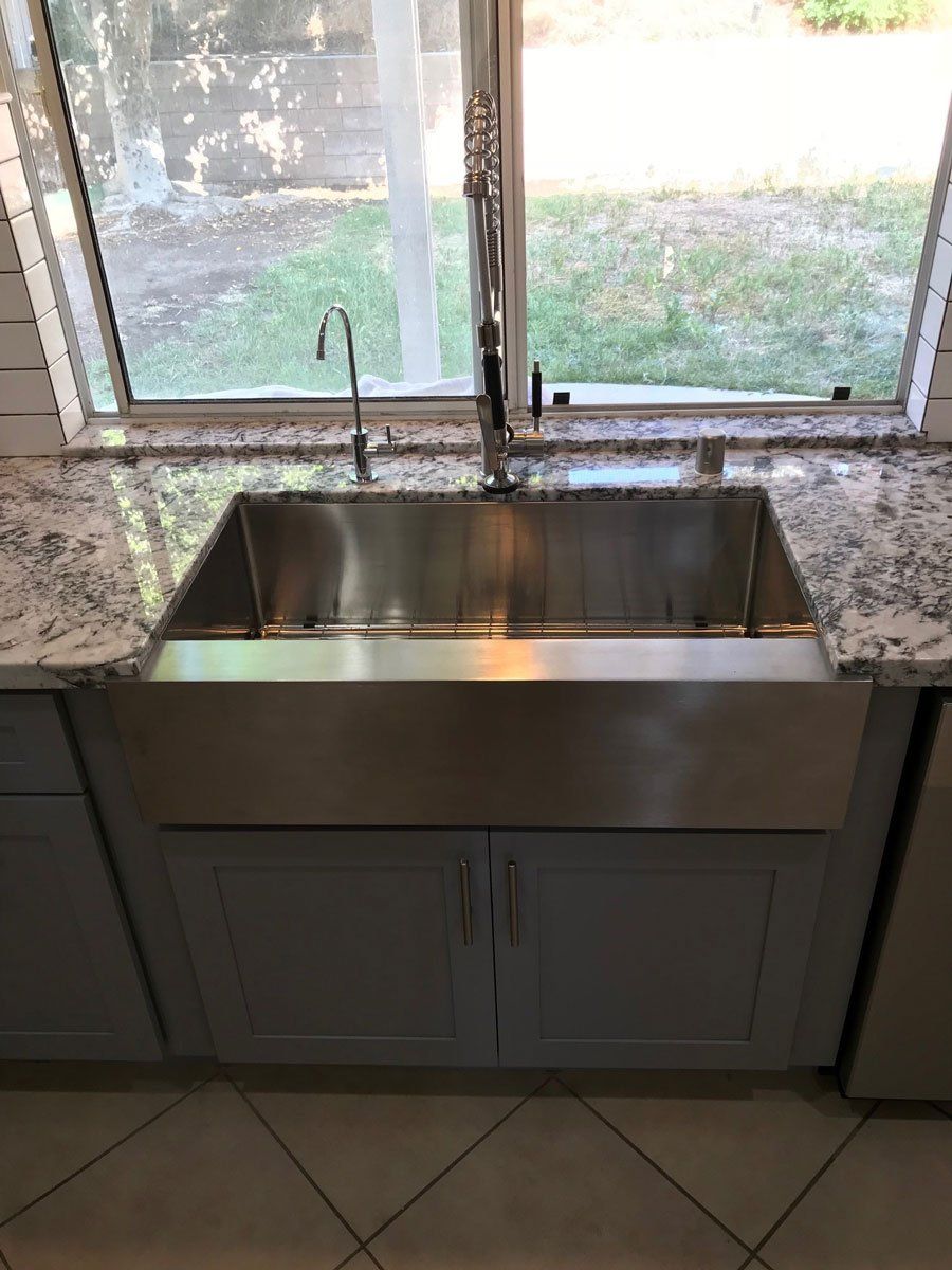 New Sink — Riverside, CA — Vallin Bros Contractors