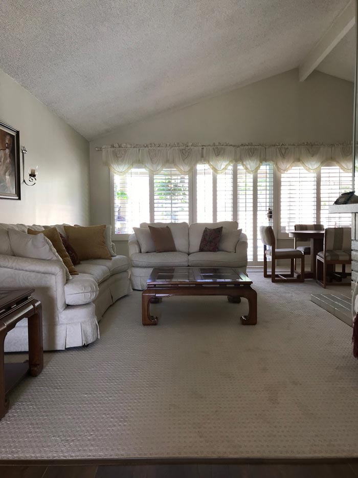 Living Room Carpet — Riverside, CA — Vallin Bros Contractor