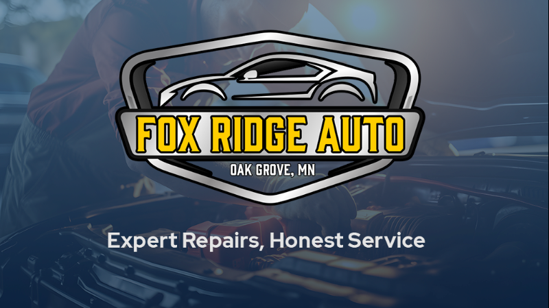 Business Logo with Tagline | Fox Ridge Auto Service Inc.