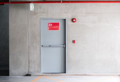 Fire exit door