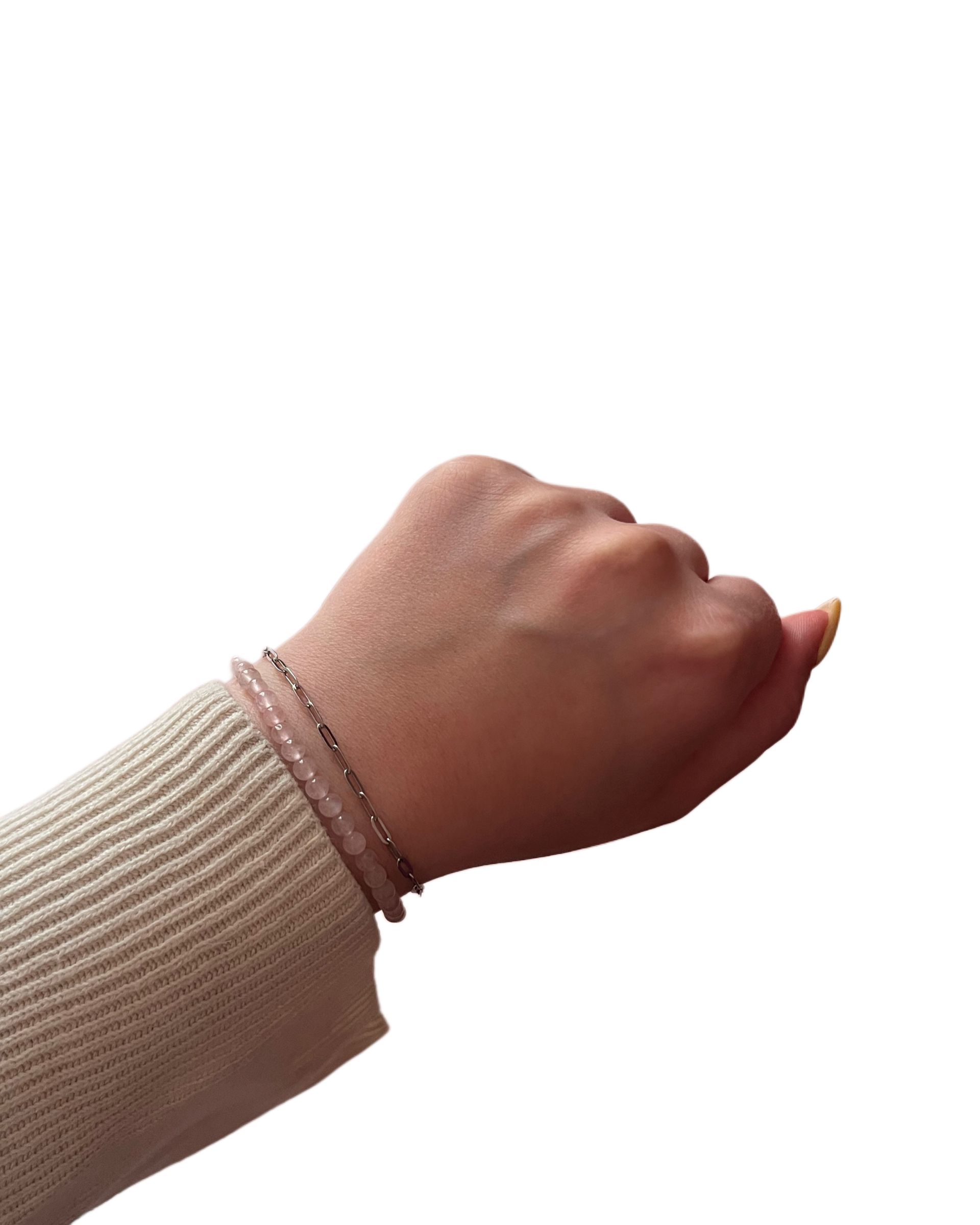 Armband van schakelketting zilver