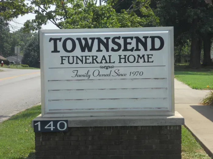 Townsend Funeral Home signage