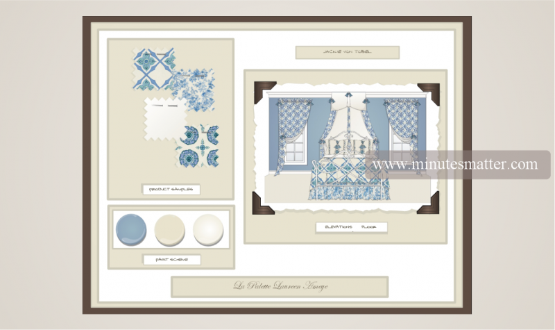 A picture frame with a picture of a bottle on it