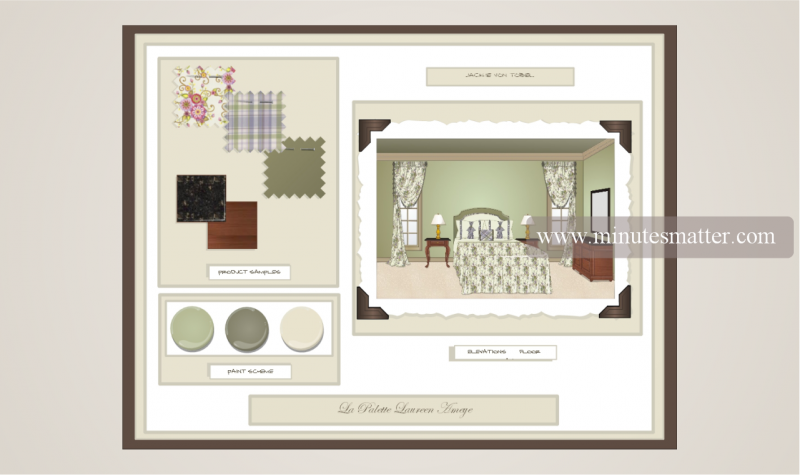 A picture of a bedroom with the website www.minutescratcher.com at the bottom