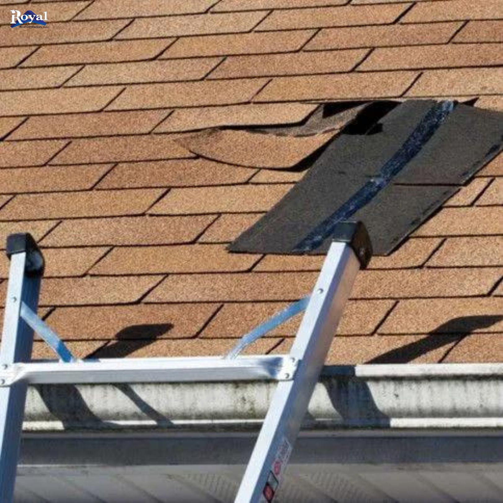 Weathered shingle roof in Oneonta