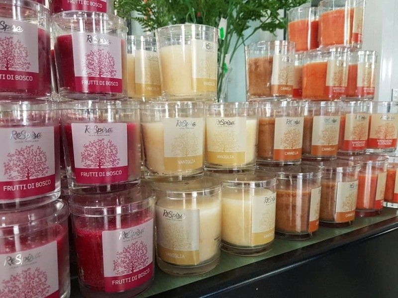 set di candele profumate