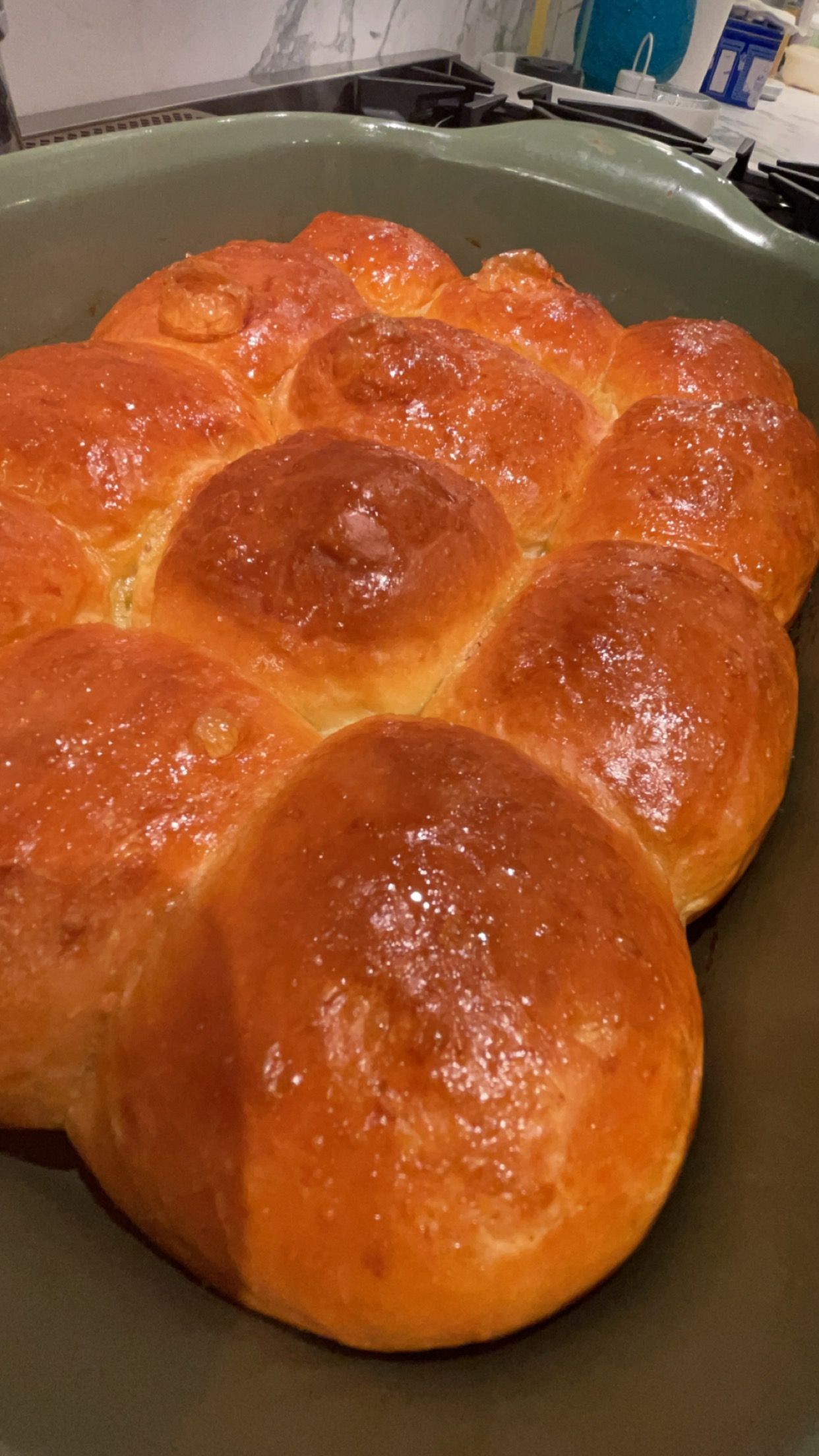 Fresh Made Brioche Rolls for Dinner Service