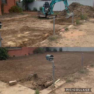 Before and After of House Site Preparation — Earthworks in Corowa, NSW