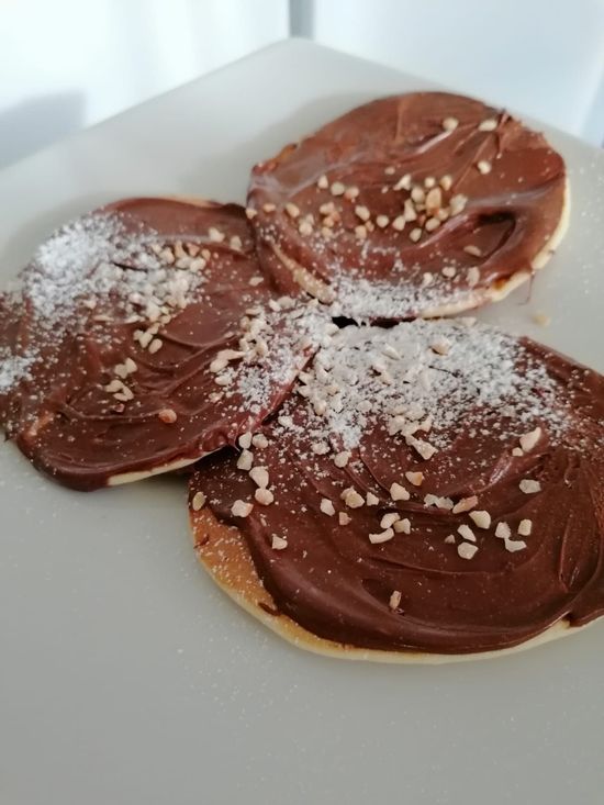 pancake con nutella