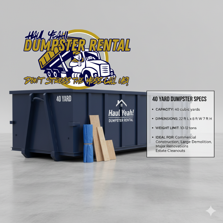 40-Yard Dumpster Rental