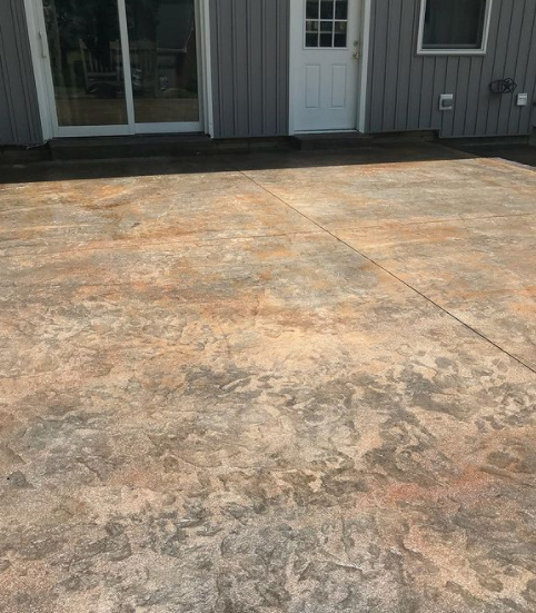 Exterior Stamped Concrete — Burgettstown, PA — 22 Concrete Designs & Contracting
