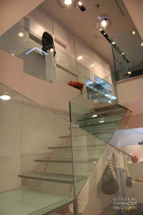 arredi in vetro per negozi