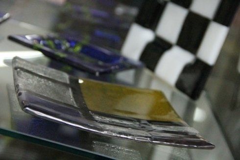 centrotavola in vetro