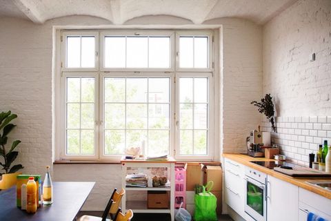 Window of a kitchen