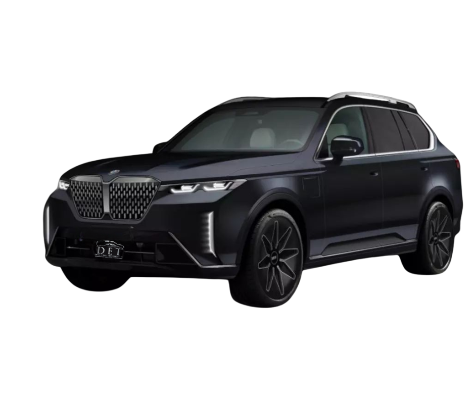 A black lincoln aviator suv is shown on a white background.