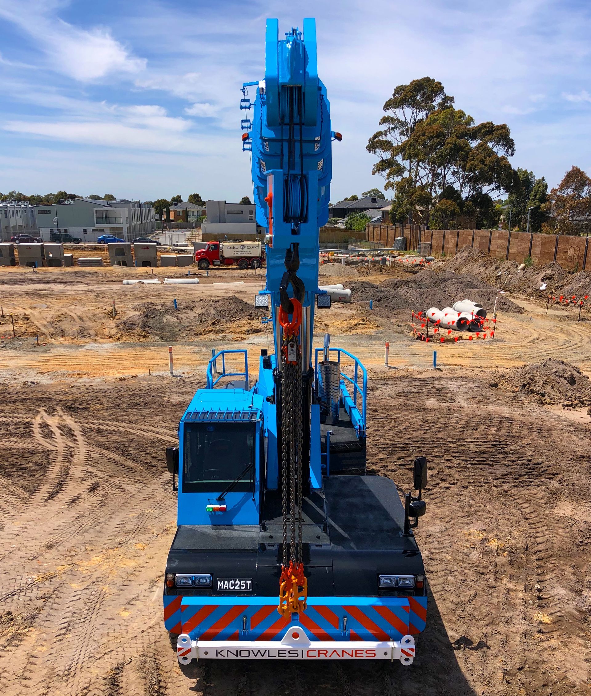 crane at construction site