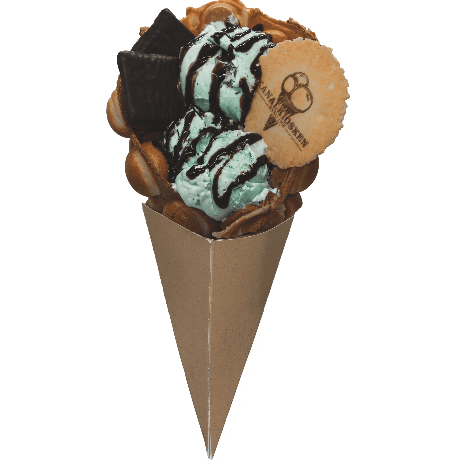 Boble vaffelis kegle 2