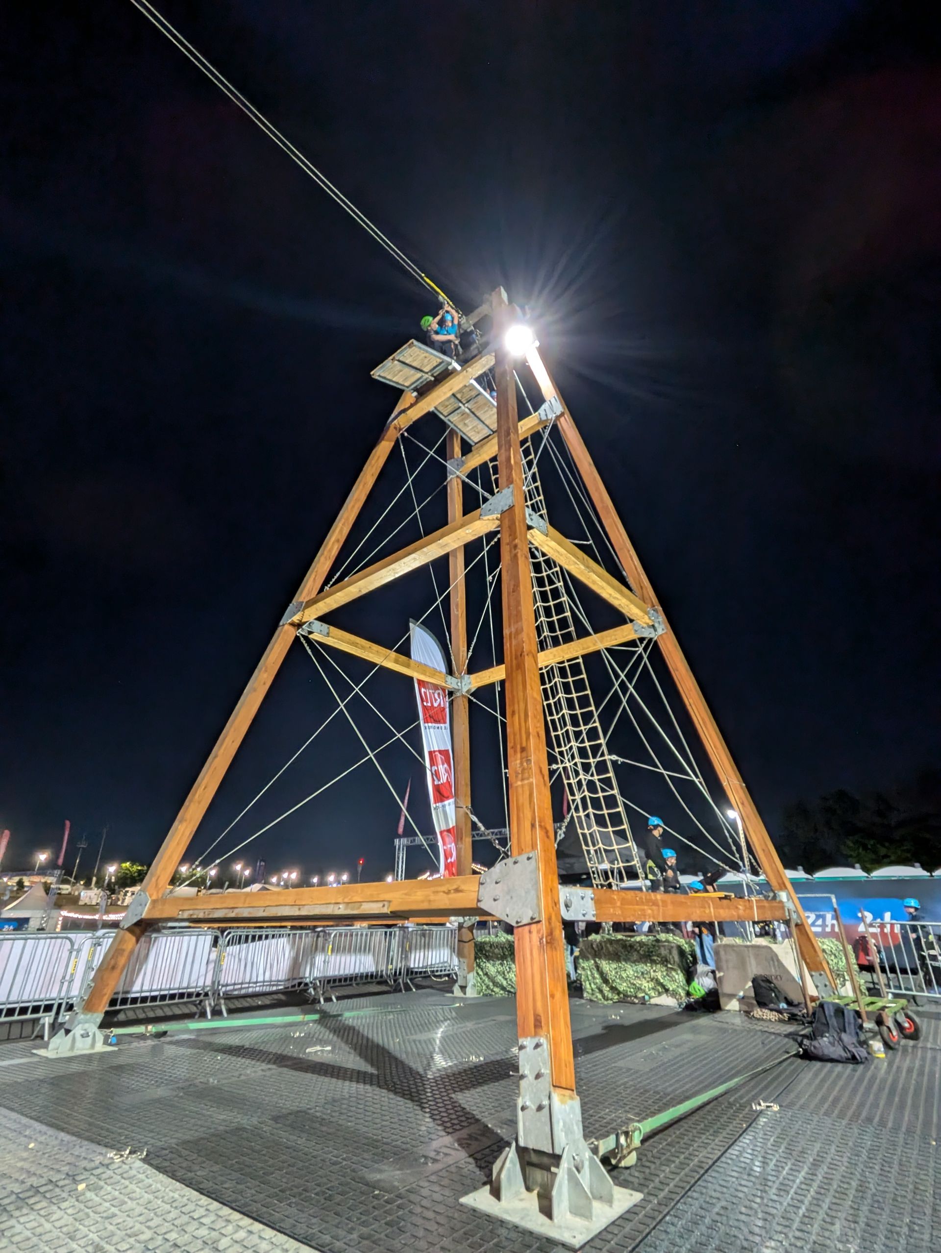 location Tyrolienne 24 h du Mans