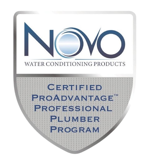 Novo water conditioning products certified proadvantage professional plumber program