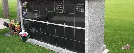 Placing the Urn in a Columbarium