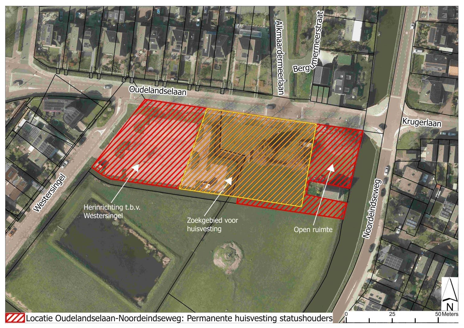 Huisvesting statushouders locatie Oudelandselaan