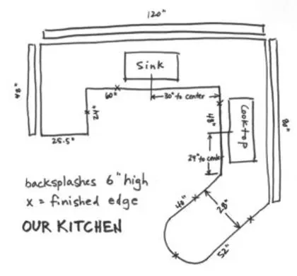 Kitchen Draft on a Paper