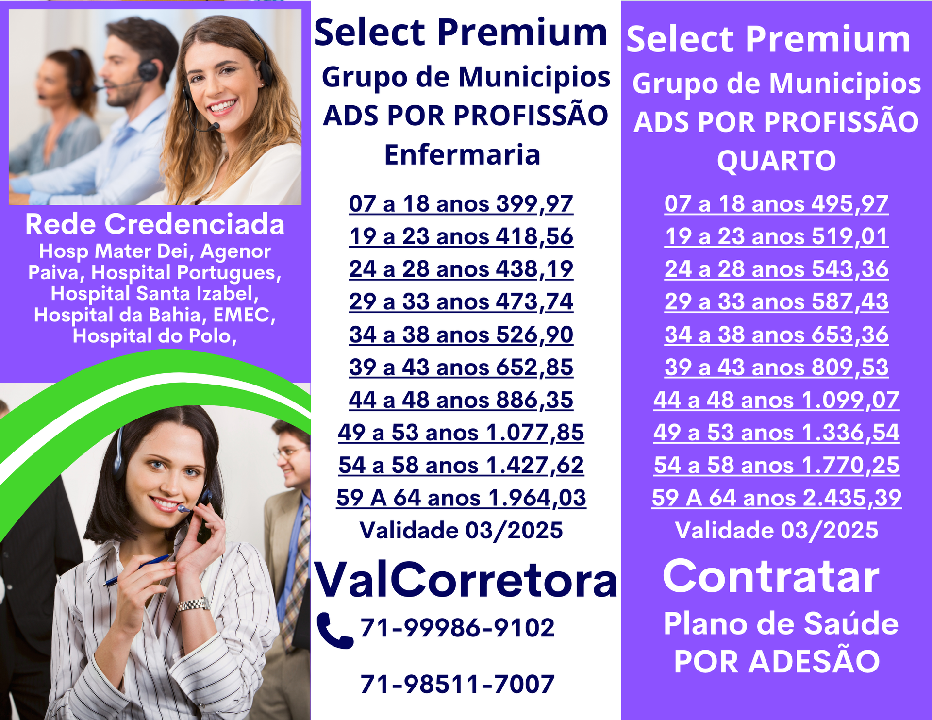 tabelas de preços select saude