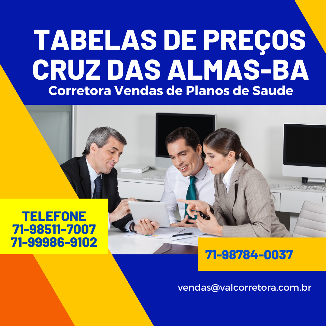 Corretora de Planos de Saúde Cruz das Almas-Ba