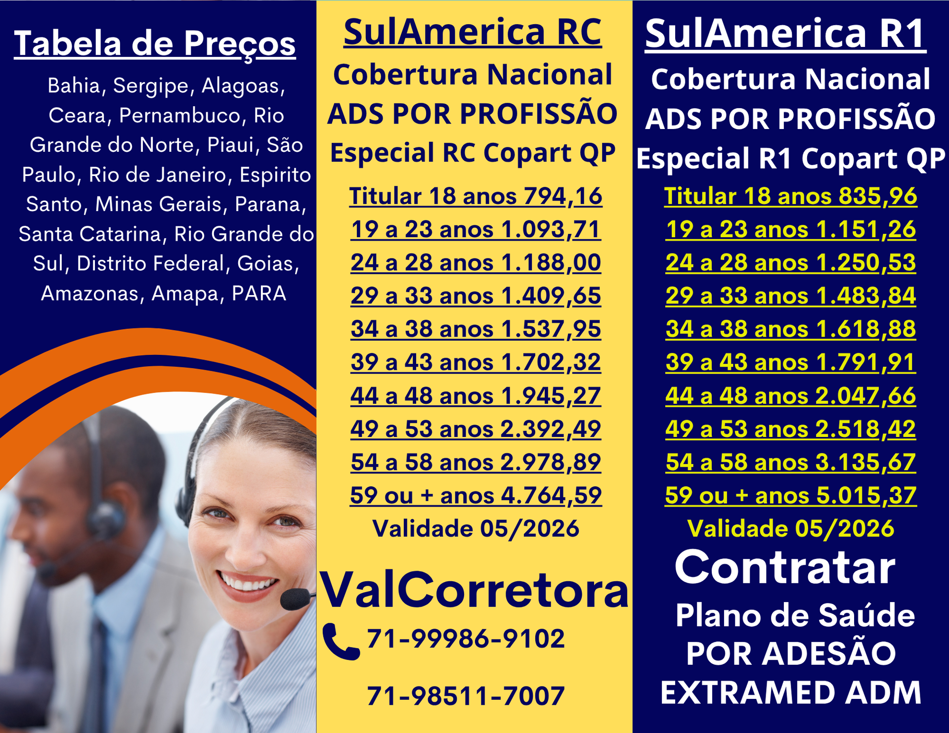 sulamerica saude adesão por categoria profisional