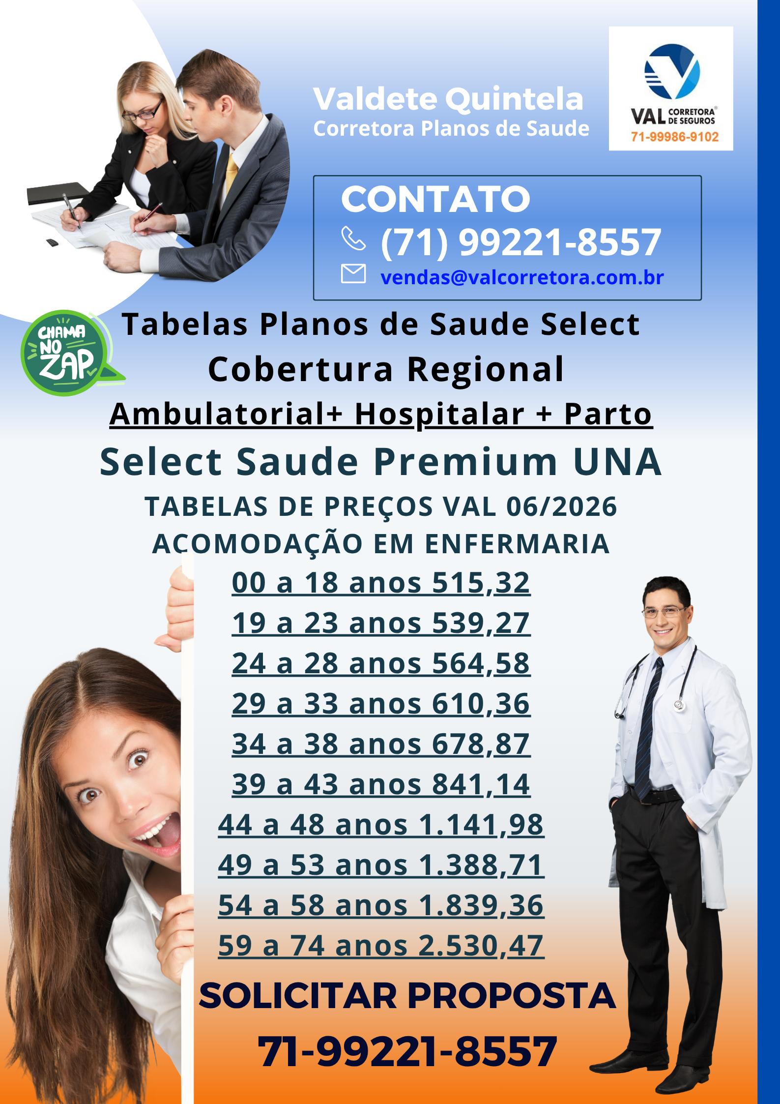 tabelas de preços select premium