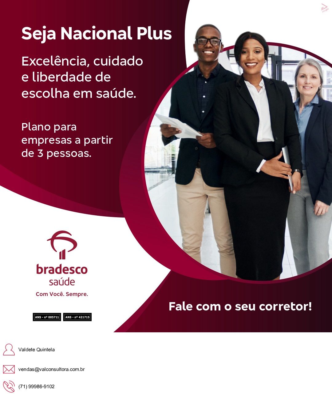 bradesco saude plano nacional plus, corretor de seguros, corretora de seguros, corretora vendas de planos de saude, assistencia medica empresarial bradesco saude, plano de saude empresarial bradesco saude, plano de saude nacional