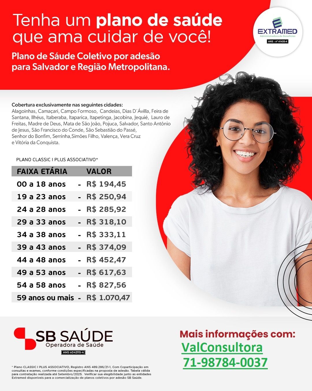 sb saude tabela de preços, plano de saud sb saude em salvador
