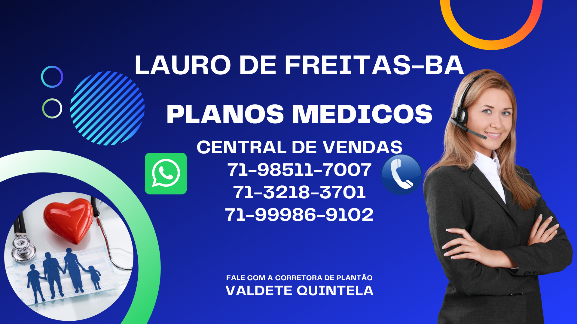 Plano de Saude Hapvida Intermedica Adesão Individual
Salvador (BA), Lauro de Freitas (BA), Camaçari (BA), Feira de Santana (BA)